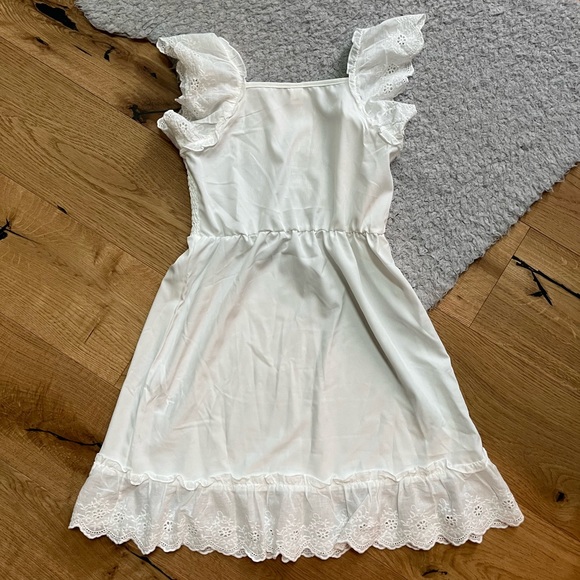 SHEIN Ruffle Trim Eyelet Dress - Picture 4 of 4